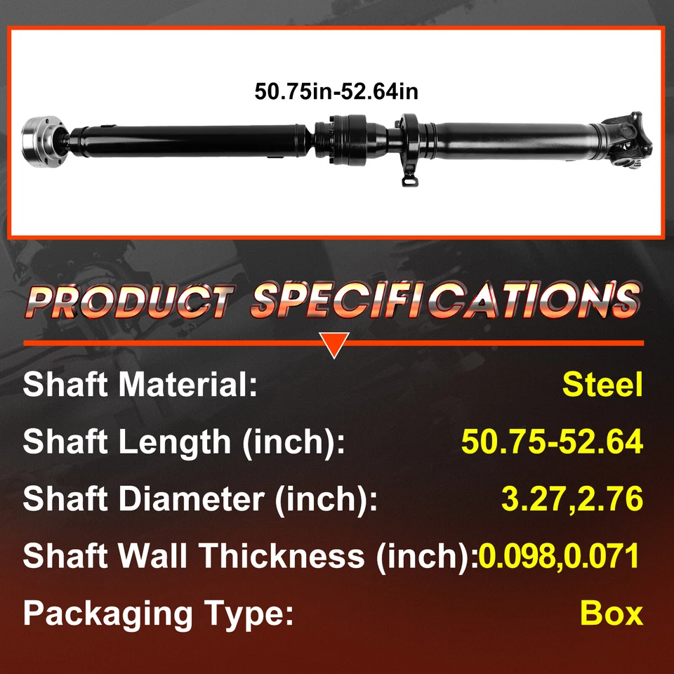 Rear Side Driveshaft Prop Shaft Assembly for Ford Mustang 2005-2010 V8 4.6L RWD Foto 4 de 4