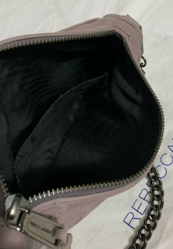 Rebecca Minkoff Quilted Mini Mac Crossbody **Deep Lavender** - Picture 7 of 7