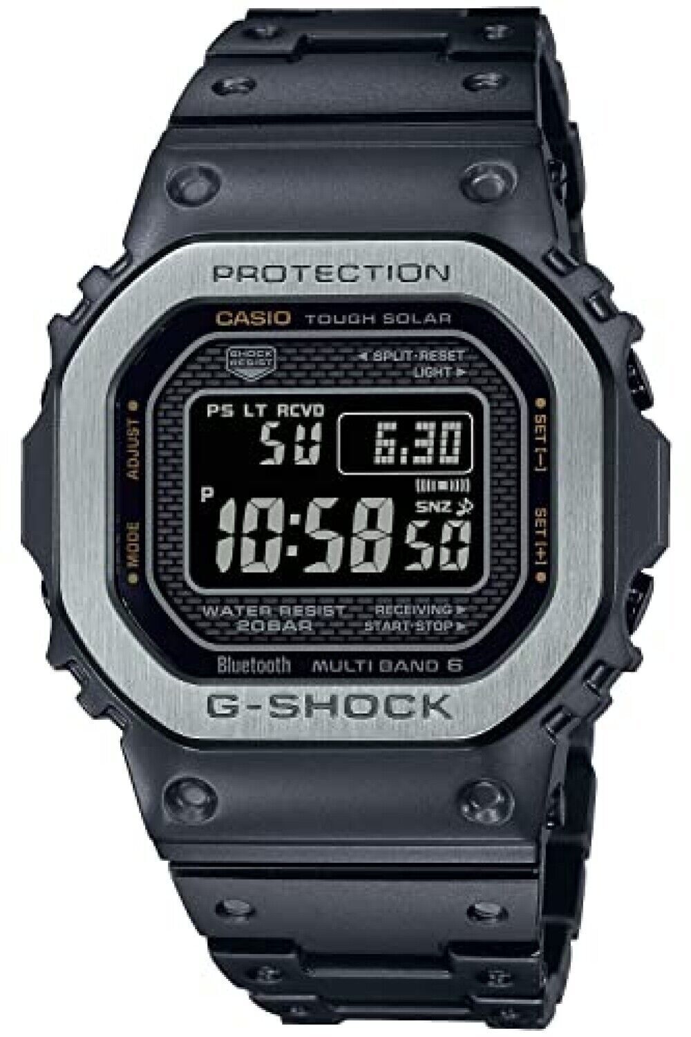 Casio G-Shock GMW-B5000MB-1JF Full Metal Black Stainless Casio G-Shock GMW-B5000MB-1JF Full Metal Black Stainless