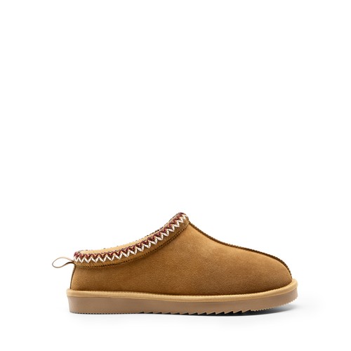 Mens Memory Foam Slippers Genuine Suede Indoor Fuzzy Fluffy Home Cozy Slippers - Picture 7 of 15