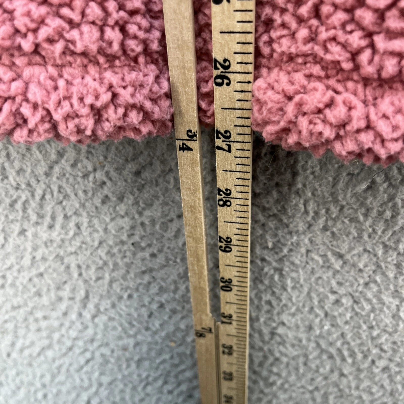 UNDERCOVER Victorias Secret ROSA Felpa con Cappuccio Donna S P Rosa Rosa Sherpa Maglione Pullover Zip