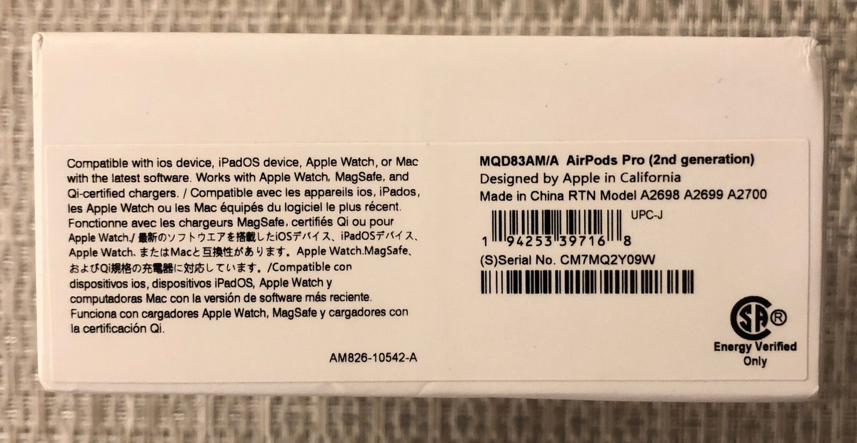 Apple AirPods Pro 第2世代　左　A2699 AirPods Pro 第2世代 左耳A2699 左 エアーポッズ プロ