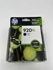 Genuine HP 920XL High-Yield Black Ink Cartridge Dated Exp. 11/2019 - NEW SEALED