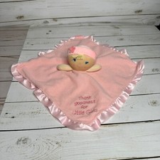 Kids Preferred Pink Thank Goodness For Little Girls Plush Lovey Blanket Doll