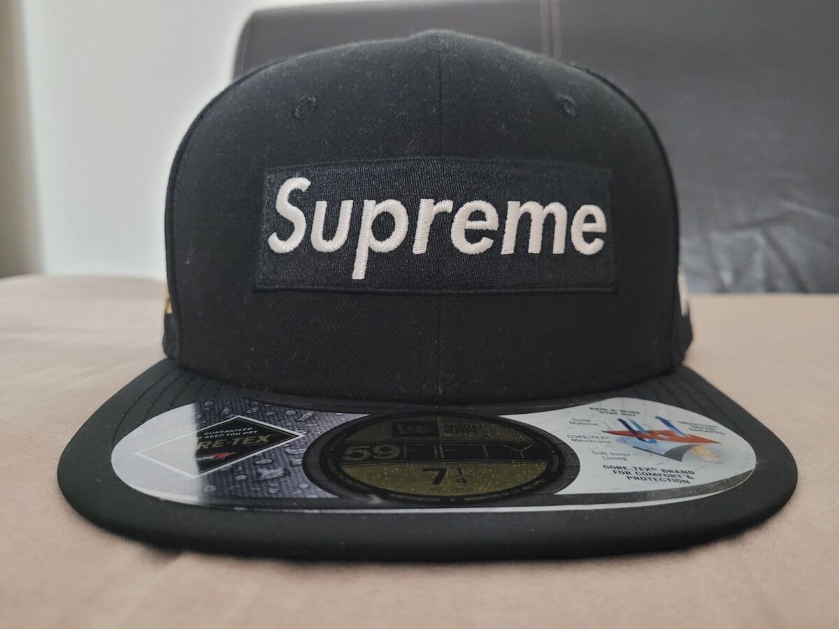 Supreme Gore-Tex New Era Box Logo Cap Black 7 1/4 | eBay Supreme Gore-Tex New Era Box Logo Cap Black 7 1/4 | eBay