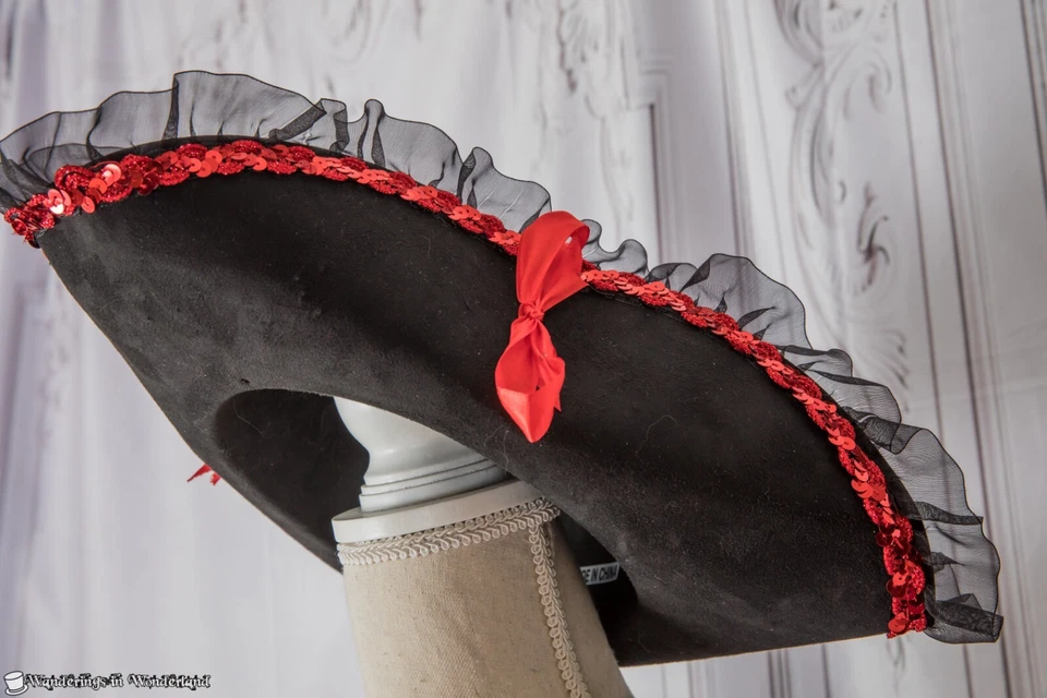 Dama Pirata Faja Moneda Grande Caribe Renacimiento Disfraz Festival Feria Mujer Foto 2 de 4