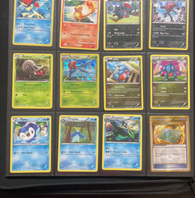 ebay pokemon card binder Bulk Binder Pokemon cards Over 360 Cards Great Condition #1