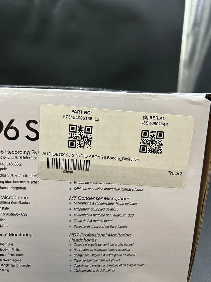 PreSonus AudioBox 96 25th Anniversary Studio Recording Bundle - New in open box - Image 2 of 4