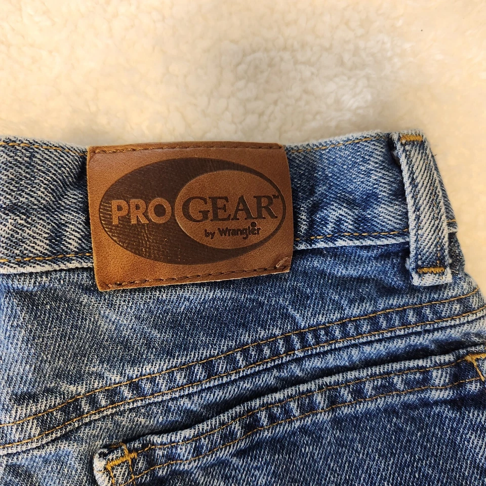 Wrangler мальчиков sz 14 Pro Gear поле щетка коричневый прочный тяжелый усиленный колена Jean - Изображение 3 из 4