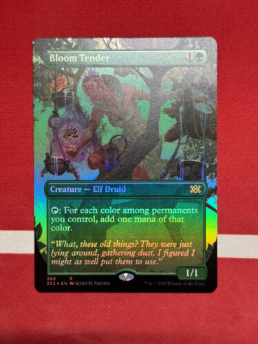 Bloom Tender - Borderless FOIL Rare - 2X2 - MINT - MTG