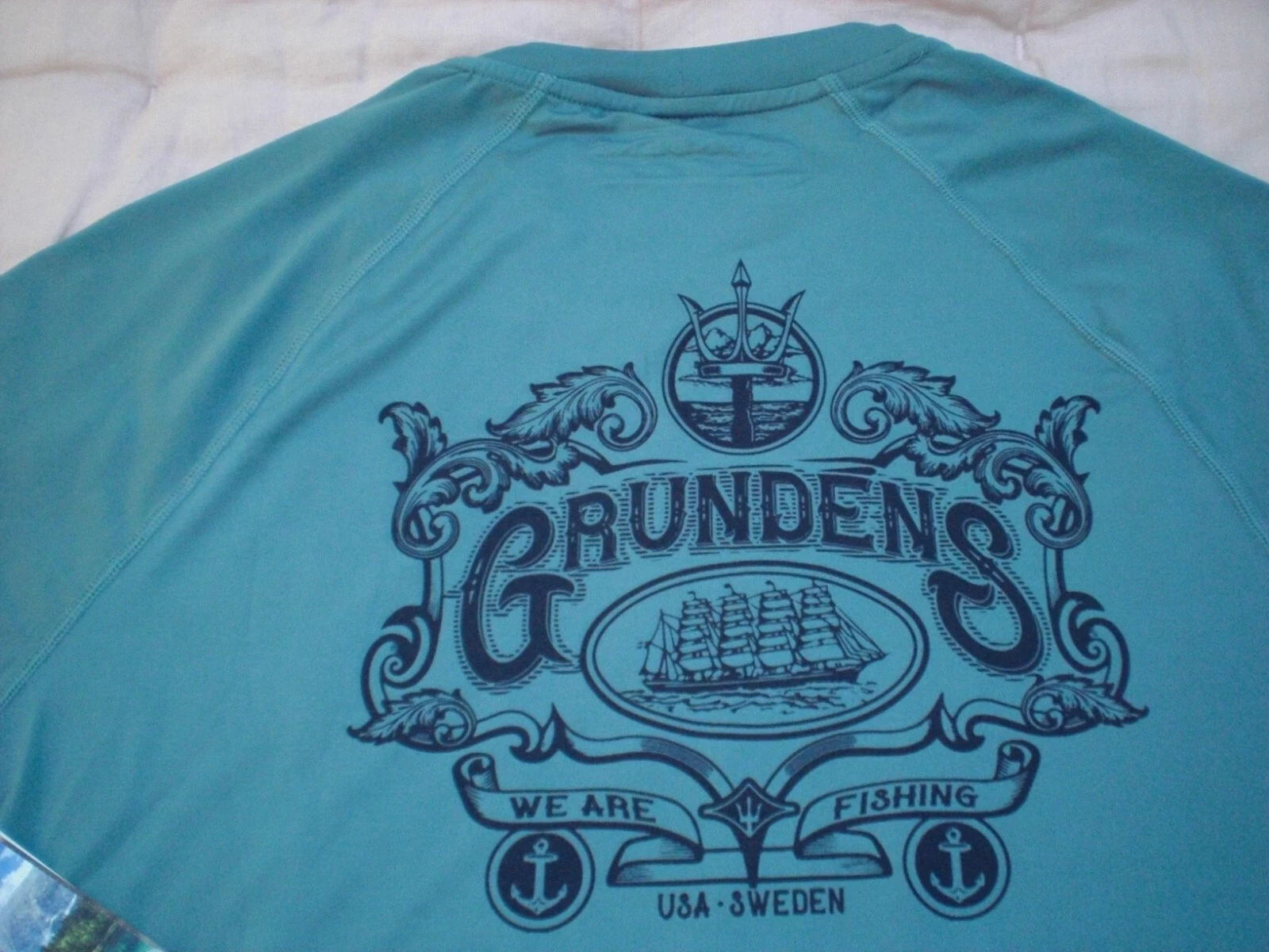 Grundens Solstrale “Quarry Print” L/S Performance Fishing Shirt, NWT - Men’s L