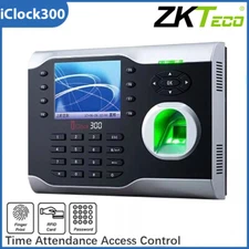 ZKTeco iClock300 Fingerprint Biometric Time Attendance Machine Clock TCP/IP USB