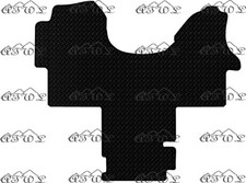 MERCEDES SPRINTER 2006-ONWARD WALK THROUGH TAILORED RUBBER MAT (1 PIECE)