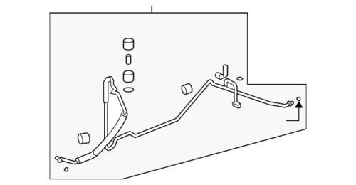 Tubo de línea del compresor de A/C para Chevrolet/GMC/Saturn 2007-2012 (N/P 22875372)