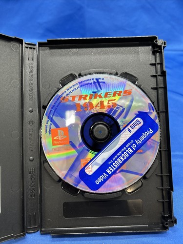 Strikers 1945 (Sony PlayStation 1, 2001) - Game Only Blockbuster Rental