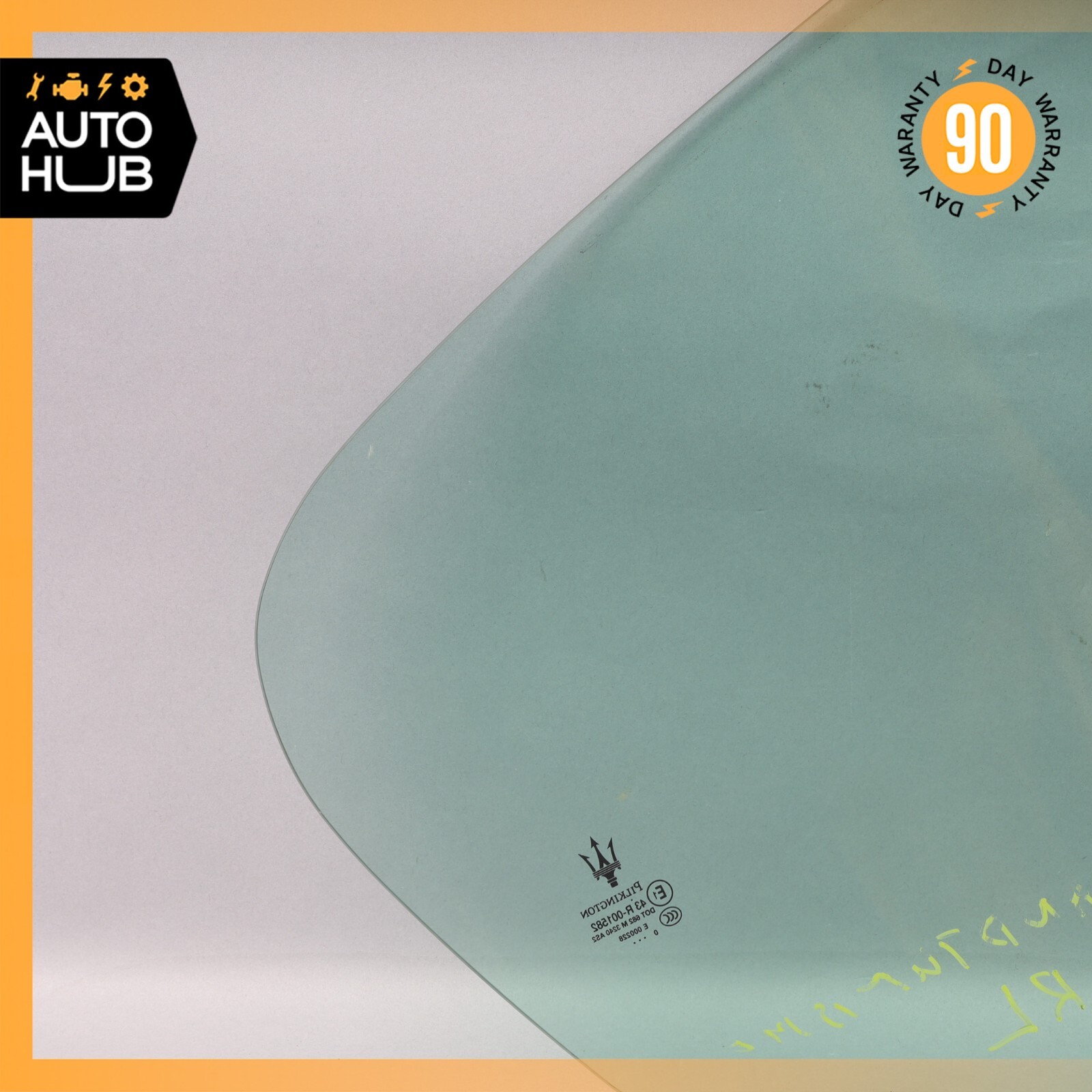 Maserati GranTurismo S Convertible Rear Left Side Quarter Window Glass OEM 25k