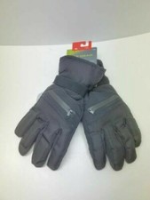 NWT Men's Tek Gear 3M Ski Gloves Thinsulate Tech Compatible Size L/XL Grey
