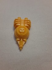 Vintage 1984 Tomy Starriors Action Figure Windstorm Vultor Round Yellow Piece