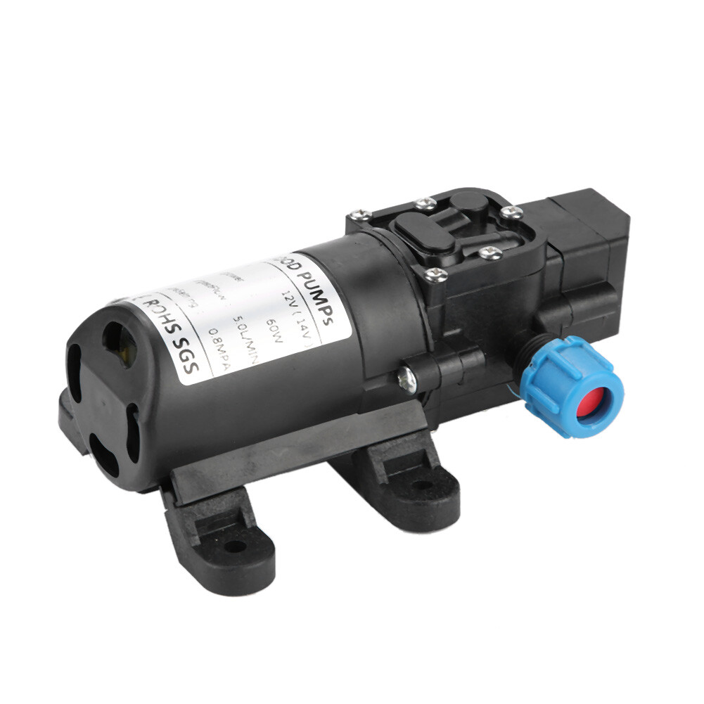 Pompa Elettrica Agricola Acqua 12V 24V 120W Membrana Ad Alta Pressione Autoadescante Irrigazione Da Giardino Spruzzatore - 2