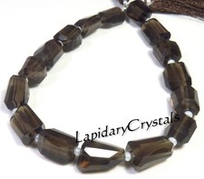 Brown Quartz Tumble Nugget Faceted Gems Beads 8 Inch Natural Beads 9-13mm LC-885