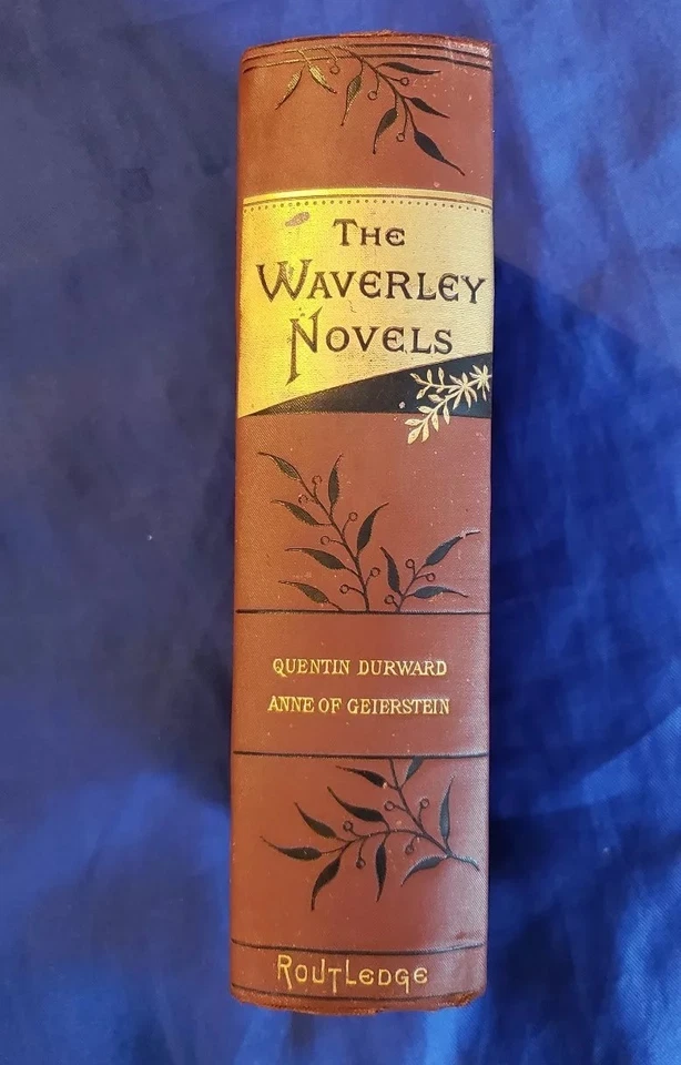 Quentin Durward Anne of Geierstein Sir Walter Scott Antique Victorian Classics - Image 3 of 4