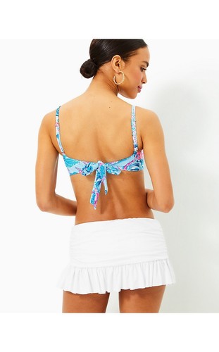 NWT Lilly Pulitzer Isbeth Skirted Swim Bottom Resort White Sz 8 - Picture 2 of 4
