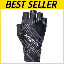 Men's Velotoz Aero Cycling Gloves - Ambidextrous, Lightweight, Large Size