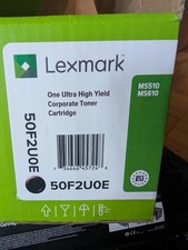 Lexmark 50F2U0E Black Toner Cartridge Genuine Original