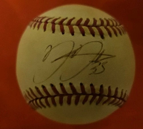 FRANK THOMAS SIGNED AUTOGRAPHED AMERICAN LEAGUE BASEBALL HOF WHITE SOX LOST COA