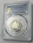 1876 CC LIBERTY SEATED QUARTER PCGS VG08