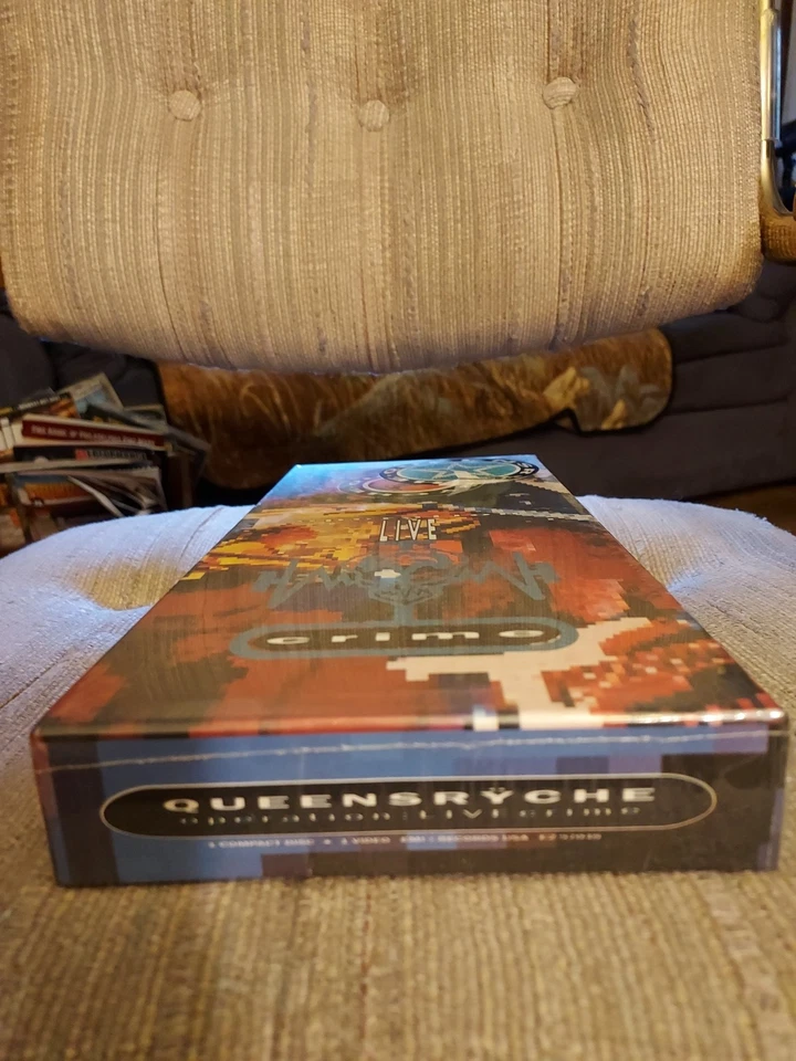 Queensryche Operation: Livecrime CD/VHS Box Set EMI E2-97048 1991 Sealed OOP New - Image 2 of 4