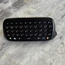 Microsoft Xbox 360 Chatpad Keyboard Black Ergonomic Controller Attachment