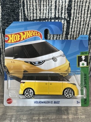 Hot Wheels Yellow Volkswagen ID. Buzz 10/10 HW Green Speed 173/250 Short Card