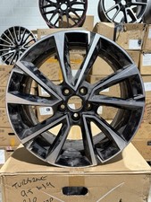 SKODIA FABIA 16" 6V DIAMOND CUT BLACK ALLOY WHEEL RIM OEM 6VA601025B GENUINE X1
