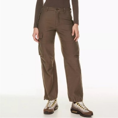 Aritzia TNA Brown Supply Cargo Pants Womens Size 2