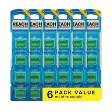 REACH Ultraclean Flosser Refill Heads 6 Pack Mint 28ct