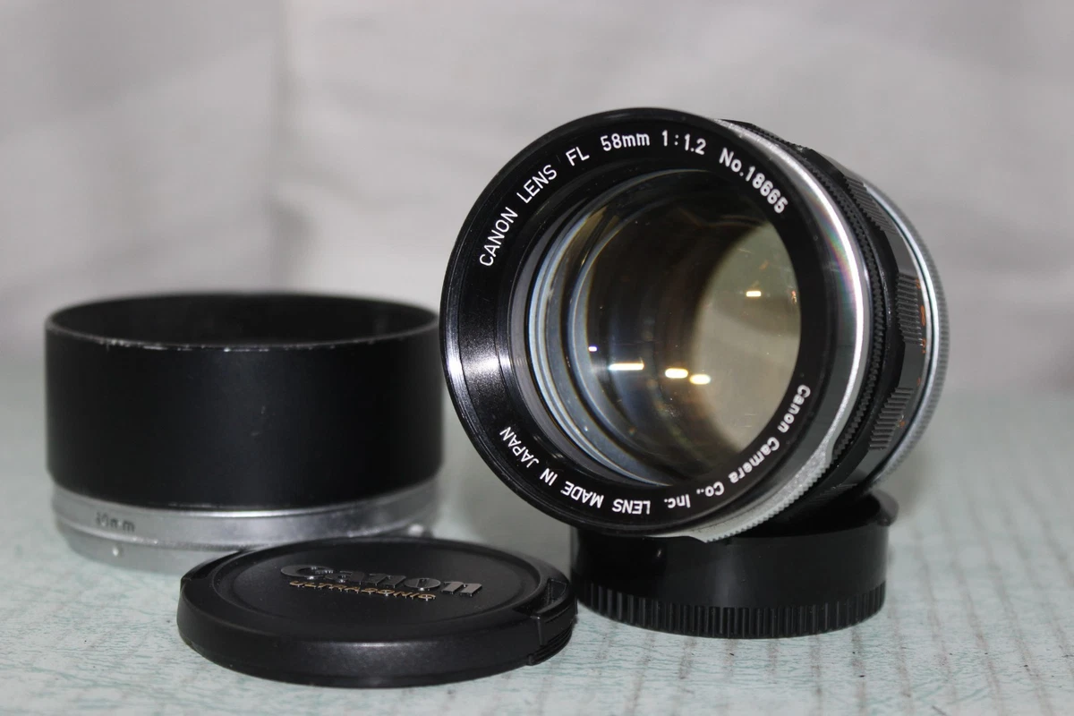 Canon FL f/1.2 Camera Lenses 58mm Focal for sale | eBay