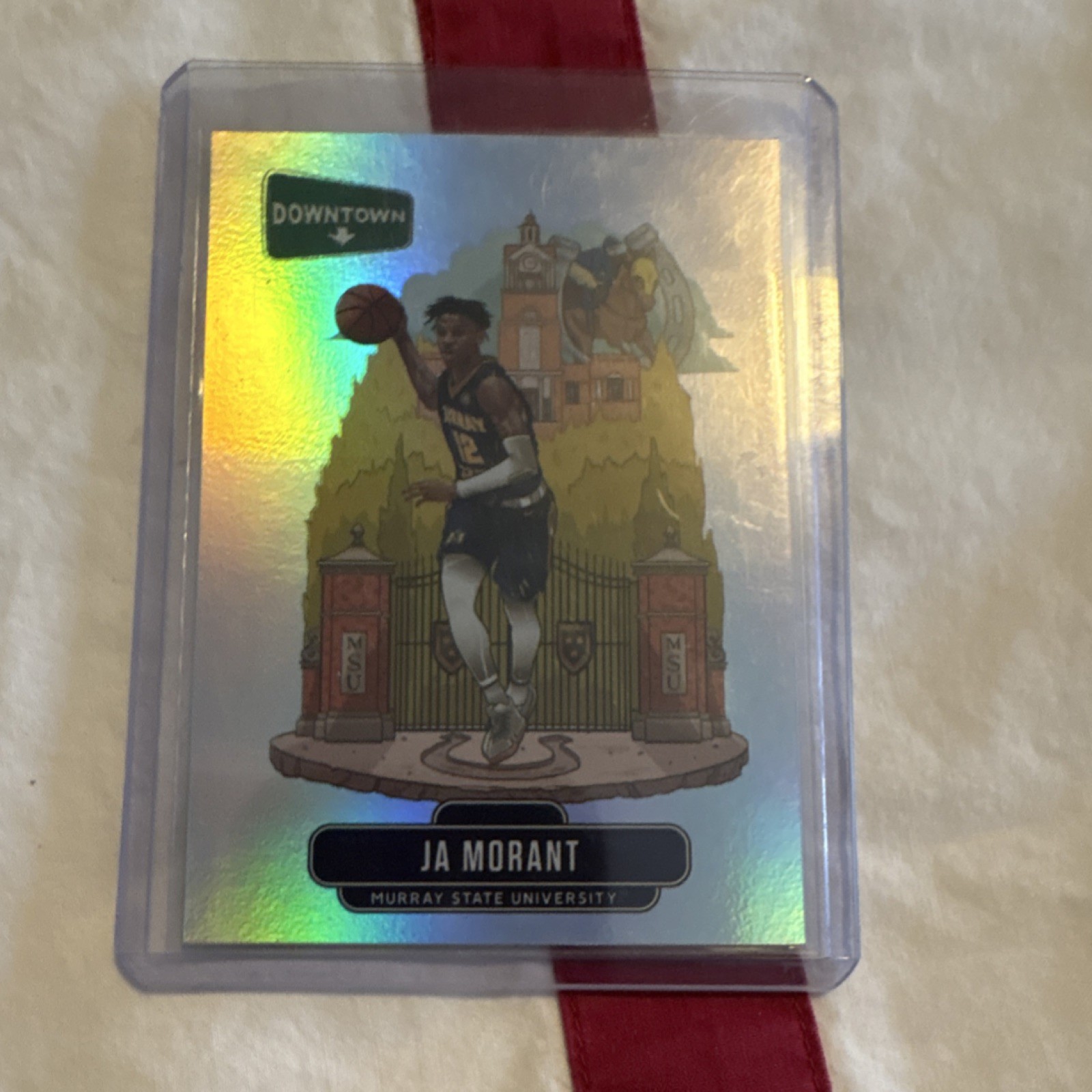 2020 Panini Prizm Draft Picks Ja Morant Downtown #D-8 Murray State Racers