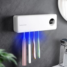 Auntyfey Sanitizeri Toothbrush Holder, Sanitizeri Toothbrush Cleaner  2000mAh