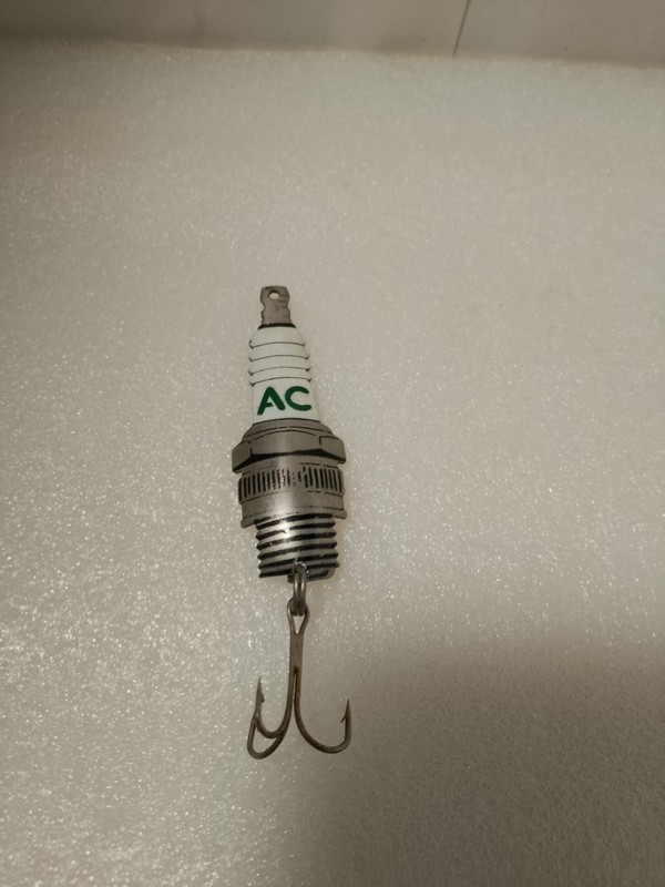 vintage AC Spark Plug fishing lure