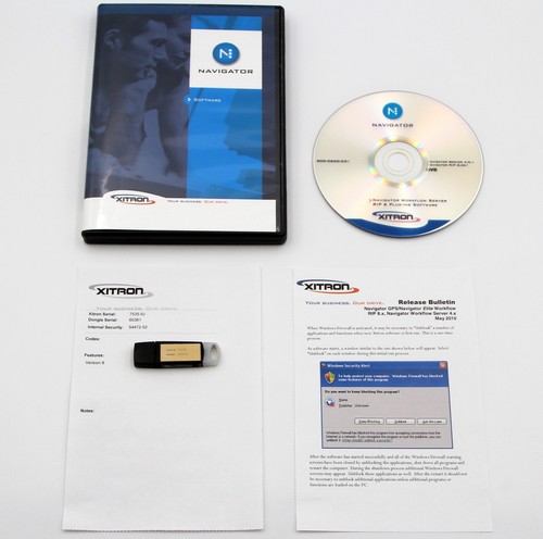 Xitron Navigator Harlequin RIP v8.3 CTP Imagesetter SW with USB Dongle & CD