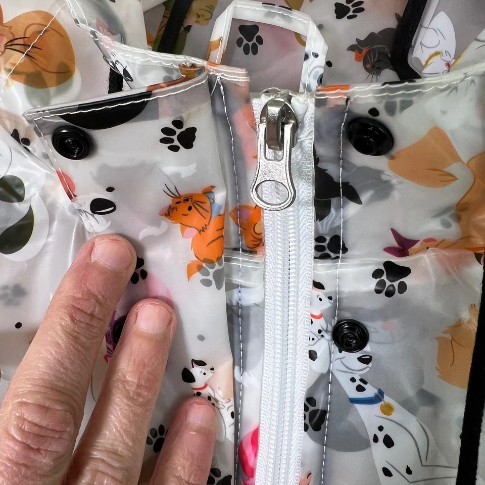 DISNEY Parks Reigning Cats and Dogs Raincoat XXL EUC - Image 2 of 4