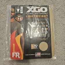 XGO Flame Retardant Lightweight Men's T-shirt Size M Layer Phase 1 UPF 25+ UV