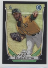 2014 Bowman Prospects Chrome Black Refractor 90/99 Dillon Overton #BCP60 8k4