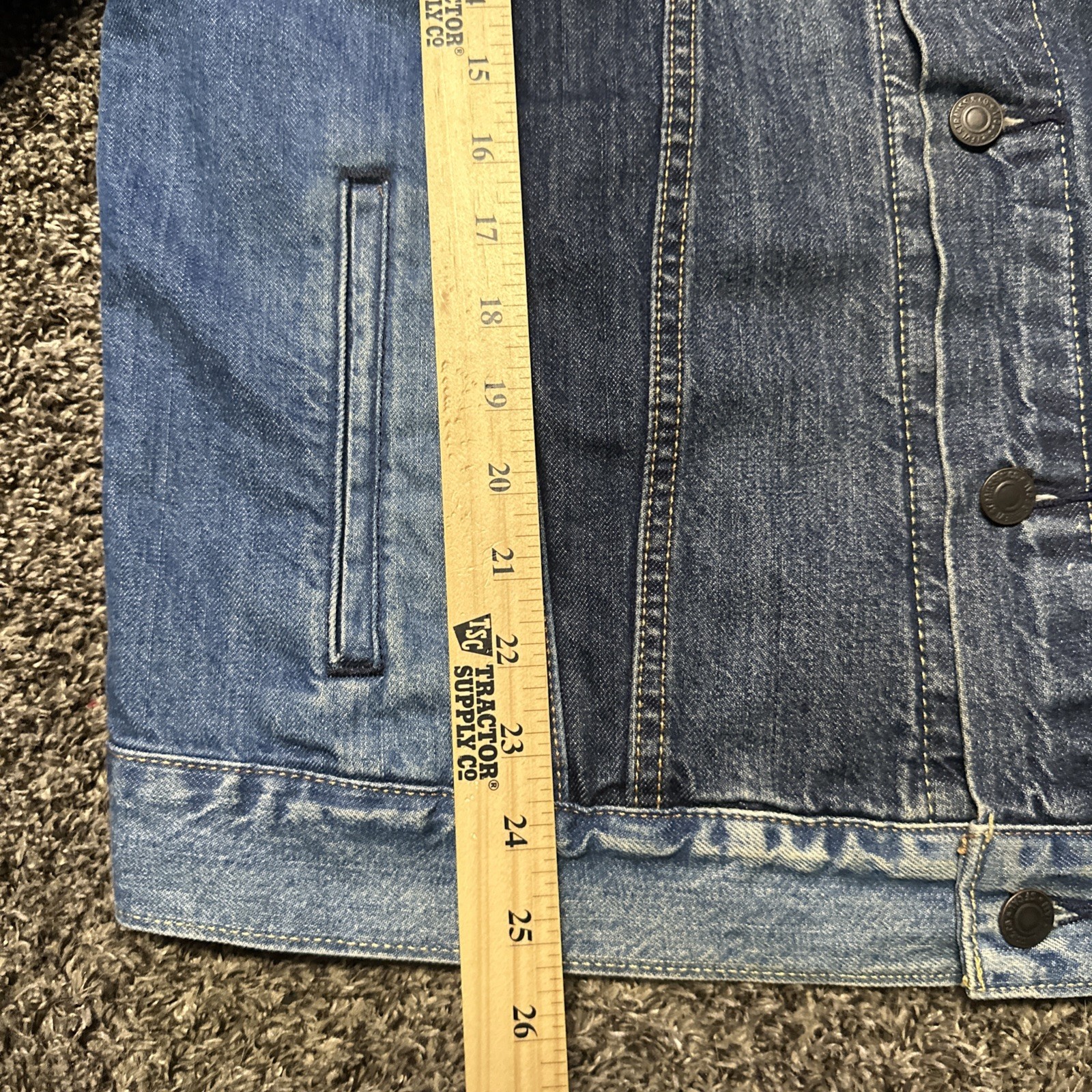 Levi Strauss Premium Big E Patchwork Two Tone Tru… - image 6