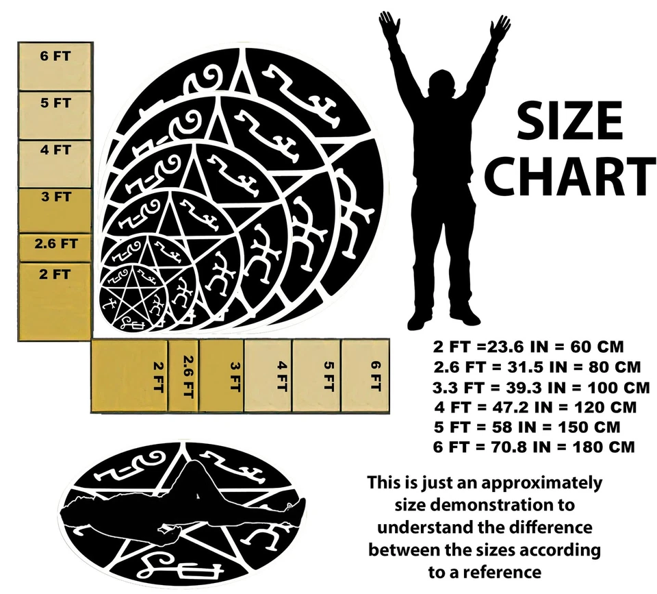 Tapete Armadilha Diabo Vegvisir Símbolo Tapete de Área Tapete Sobrenatural Pentáculo Malvado Sa... - Imagem 4 de 4