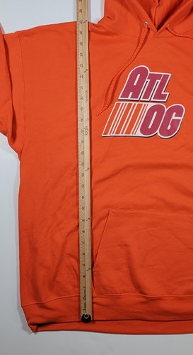 Atl OG Mens XL Hoodie Long Sleeve Pullover Hanes Brand Atlanta - Picture 4 of 4