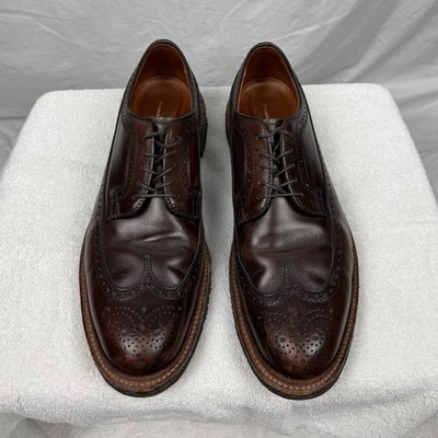 Alden 97720 All Weather Walker Long Wing Blucher Brown Calfskin Crepe 12 D LWB