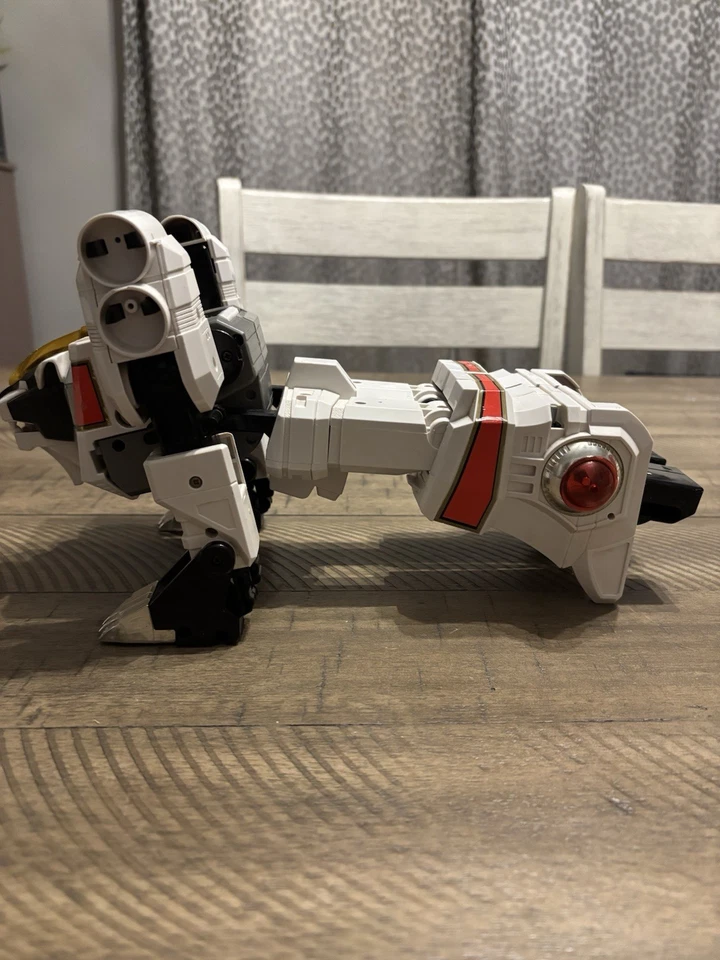 Power Rangers White Tigerzord 1994 Bandai Transforming Zord sin luces ni sonido Foto 4 de 4