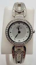 Ladies Bulova C6331118 Diamond Accent MOP Stainless Quartz Watch